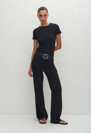 Wide Belt - Black Silver - Matteau